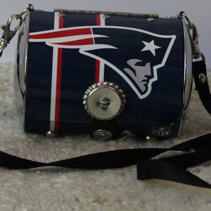 "FANatic" Patriots Metal Cylinder Cache Purse